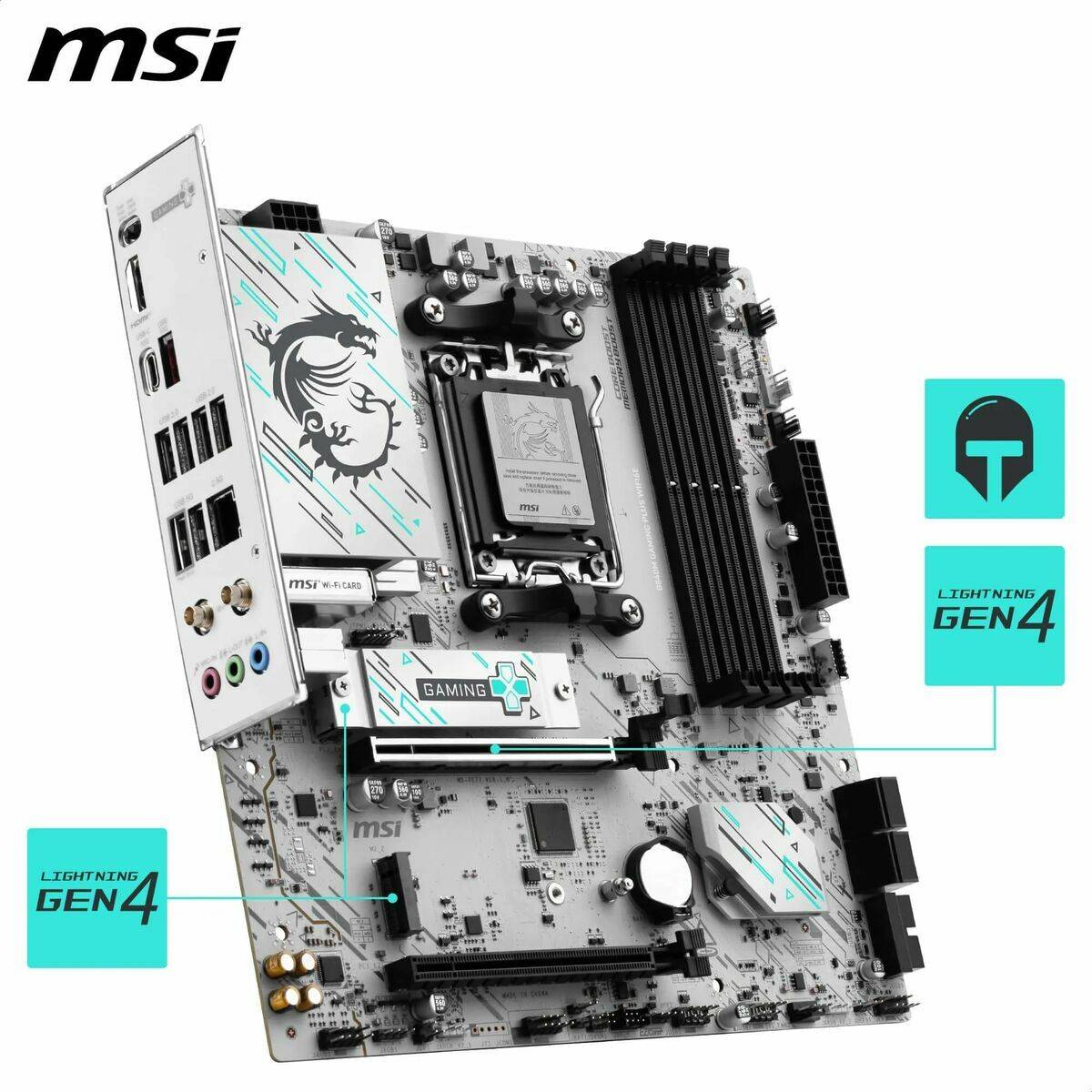 Placa Base MSI B840M GAMING PLUS WIFI6E AMD AM5
