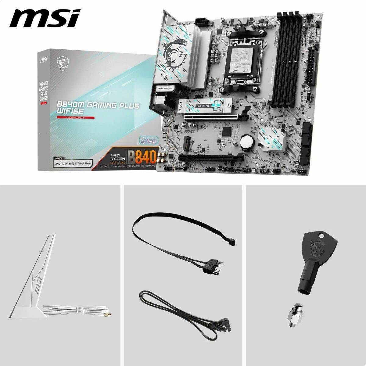 Placa Base MSI B840M GAMING PLUS WIFI6E AMD AM5