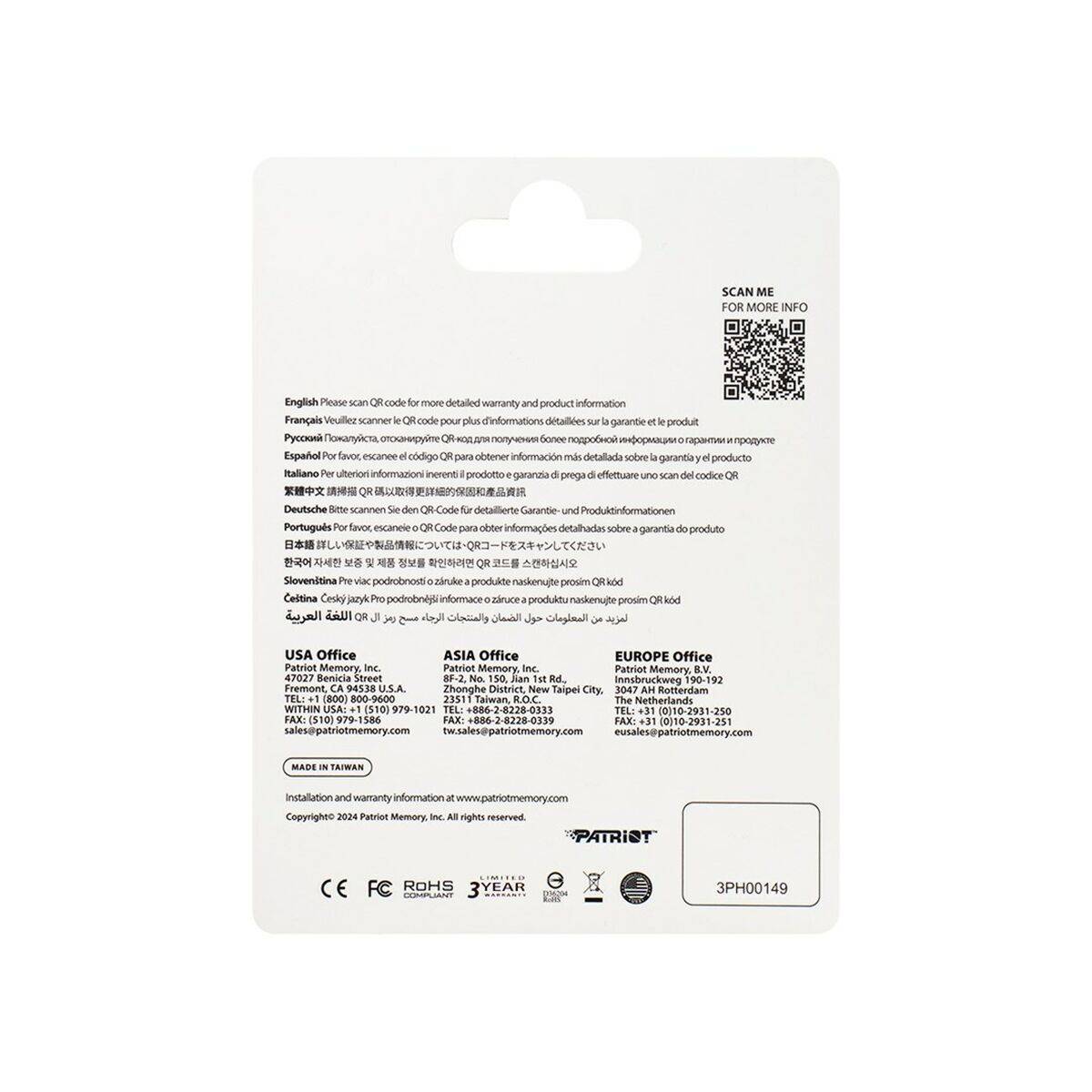 Tarjeta de Memoria Micro SD con Adaptador Patriot Memory PEF512GEP32MCX 512 GB