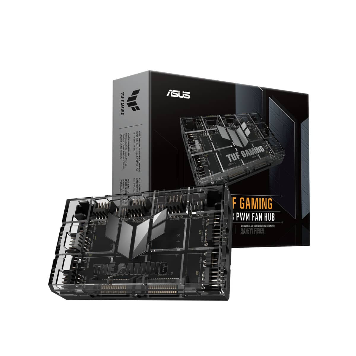 Controlador de Ventiladores de Caja Asus TUF Gaming ARGB PWM Fan Hub