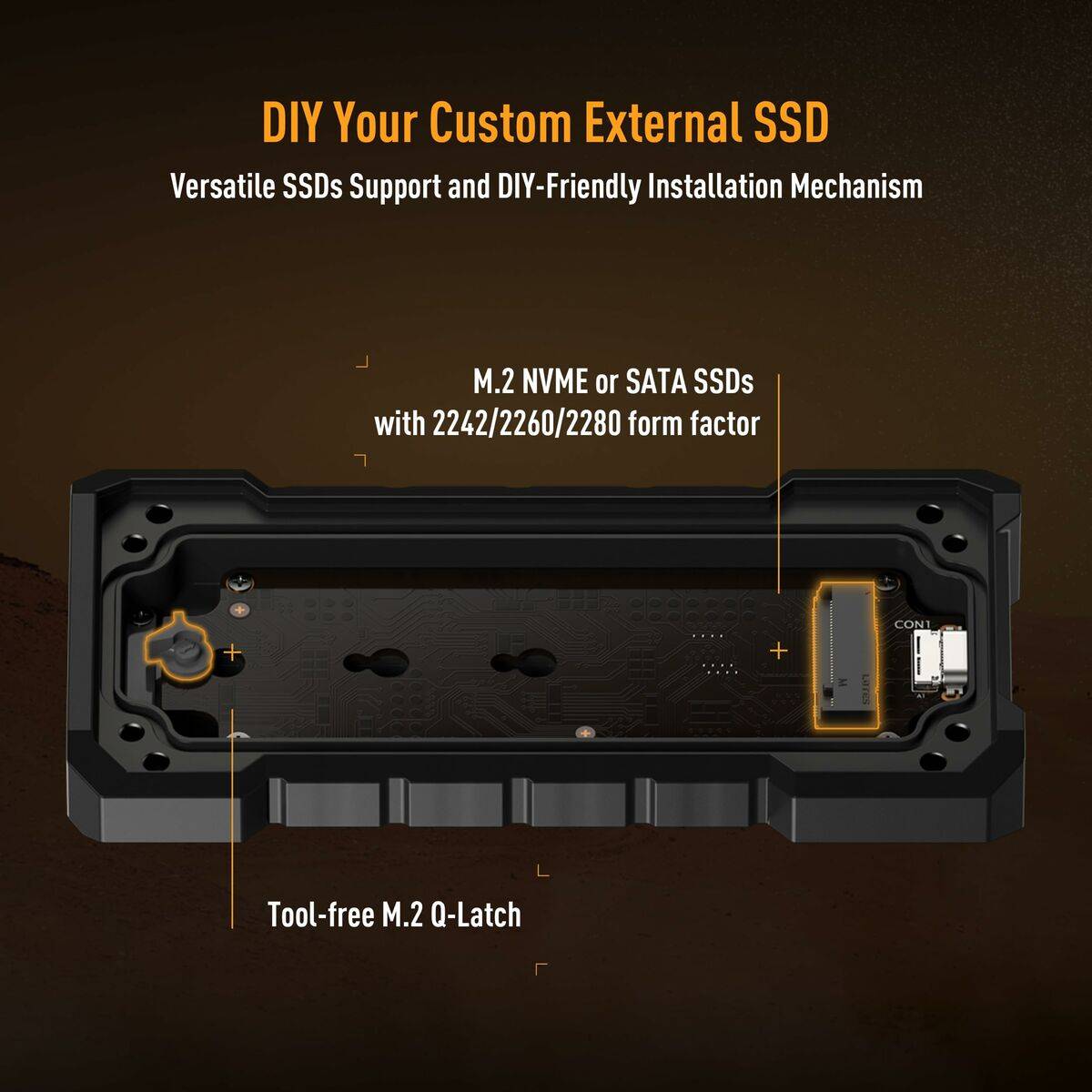 Disco Duro Externo Asus Gaming A2 Negro