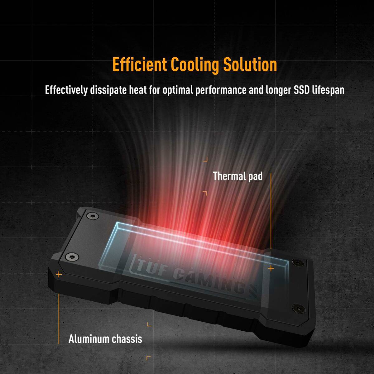 Disco Duro Externo Asus Gaming A2 Negro