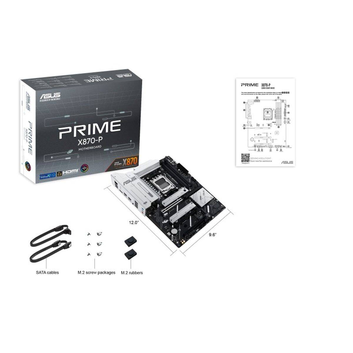 Placa Base Asus PRIME X870-P AMD AM5 AMD