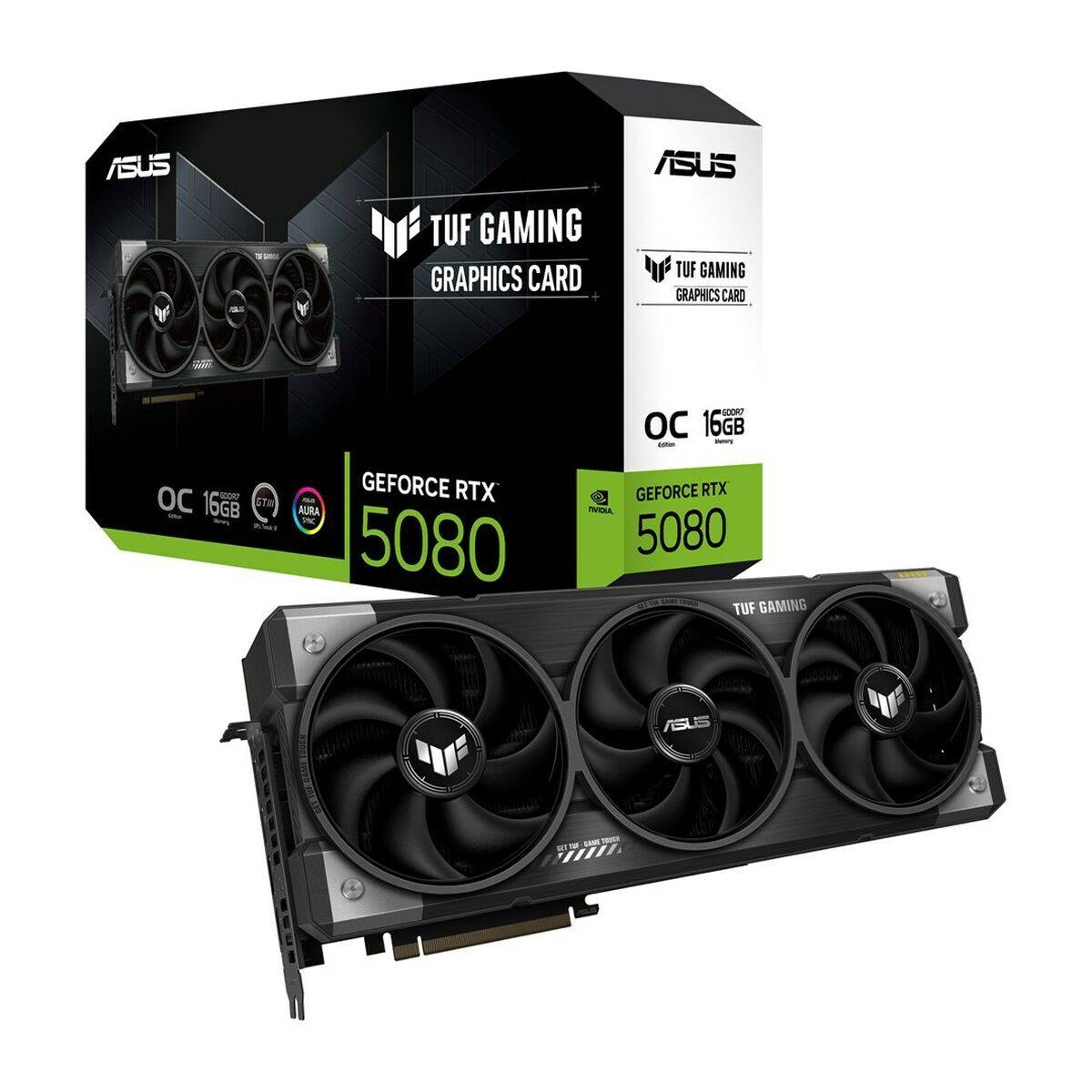 Tarjeta Gráfica Asus 90YV0M30-M0NA00 GEFORCE RTX 5080 16 GB GDDR6 GDDR7