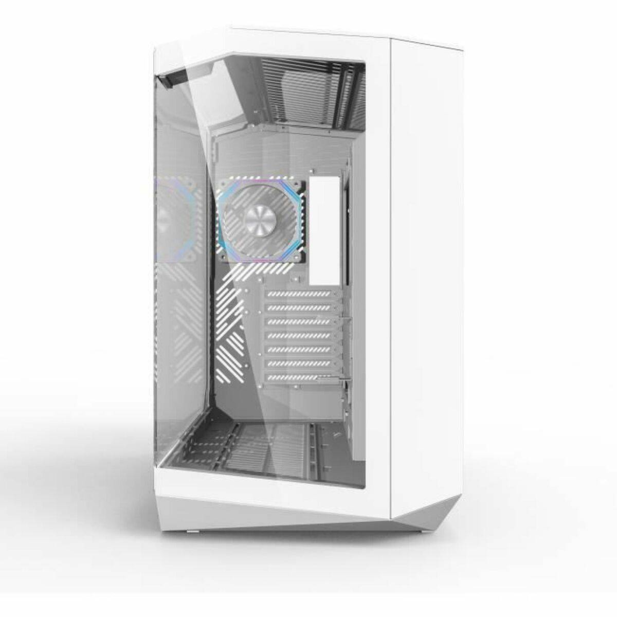 Caja Semitorre ATX DarkFlash DY470 Blanco