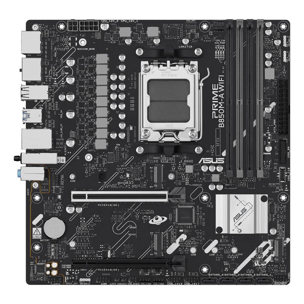 Placa Base Asus PRIME B850M A WIFI AMD AM5 AMD