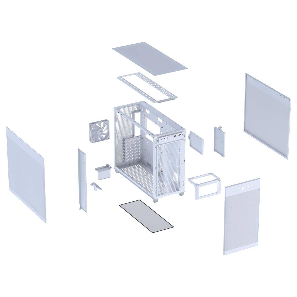 Caja Semitorre ATX Asus 90DC00V3-B39000 Blanco