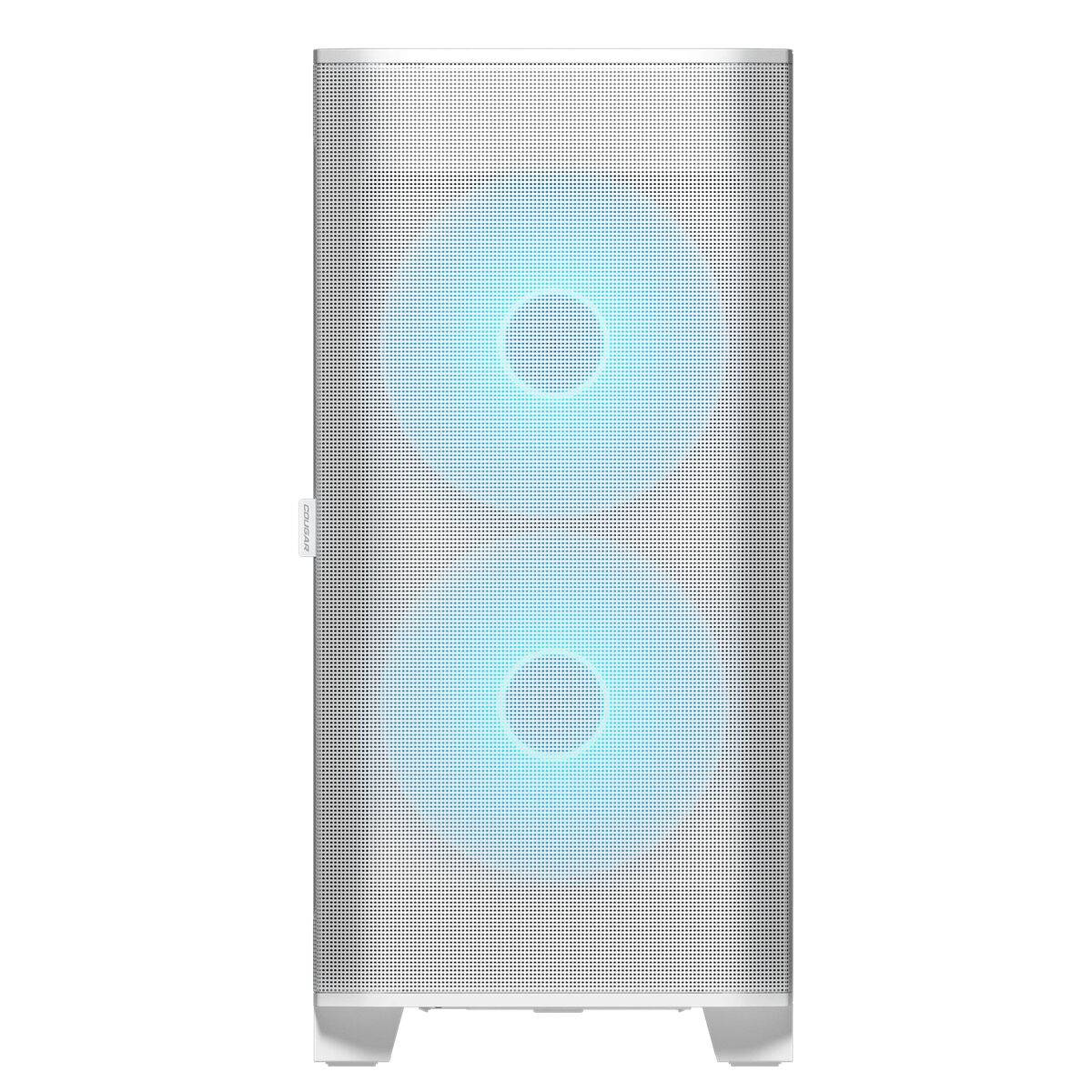 Caja Semitorre ATX Cougar Airface Flo RGB White Blanco