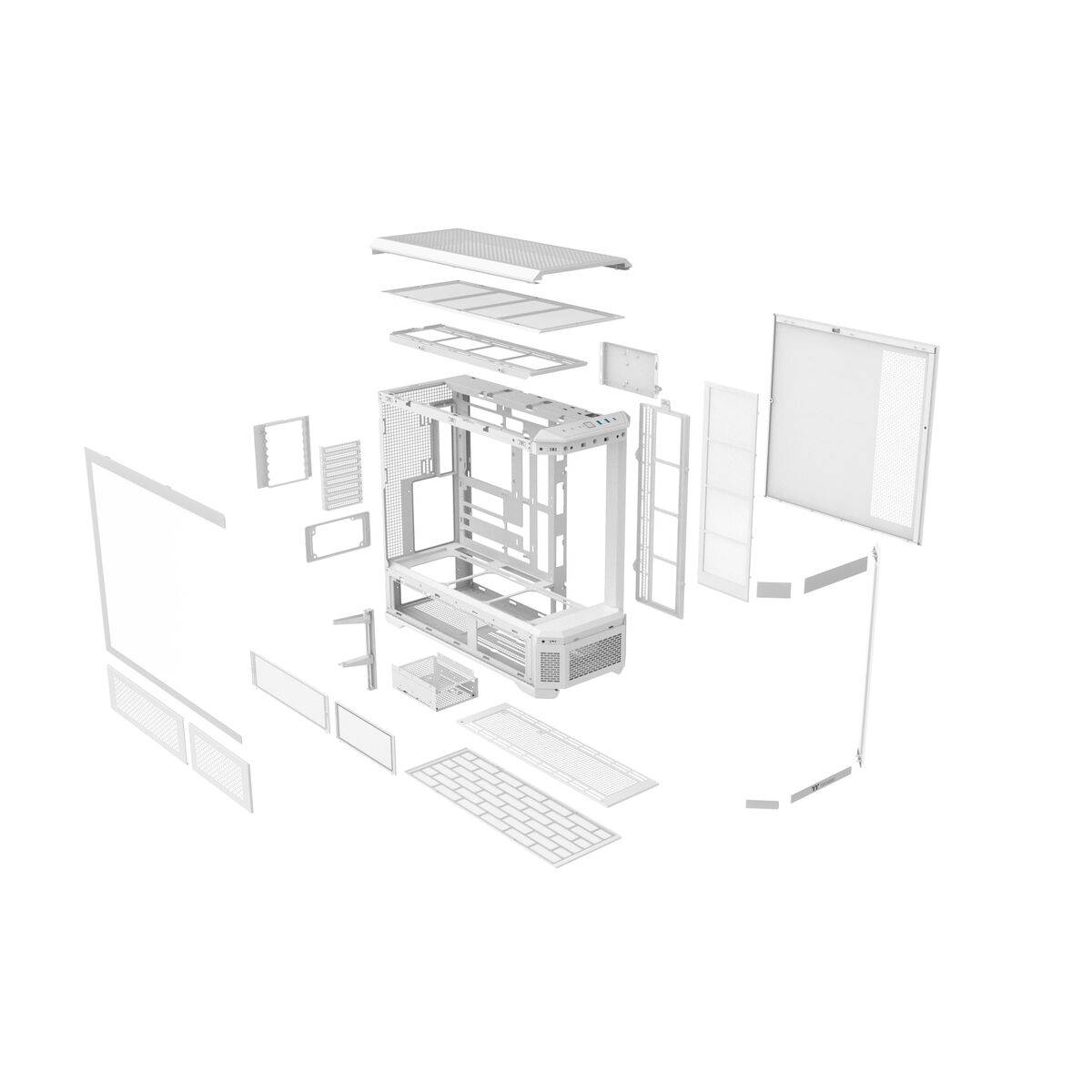 Caja Semitorre ATX THERMALTAKE CA-11H-00F6WN-00 Blanco Snow white