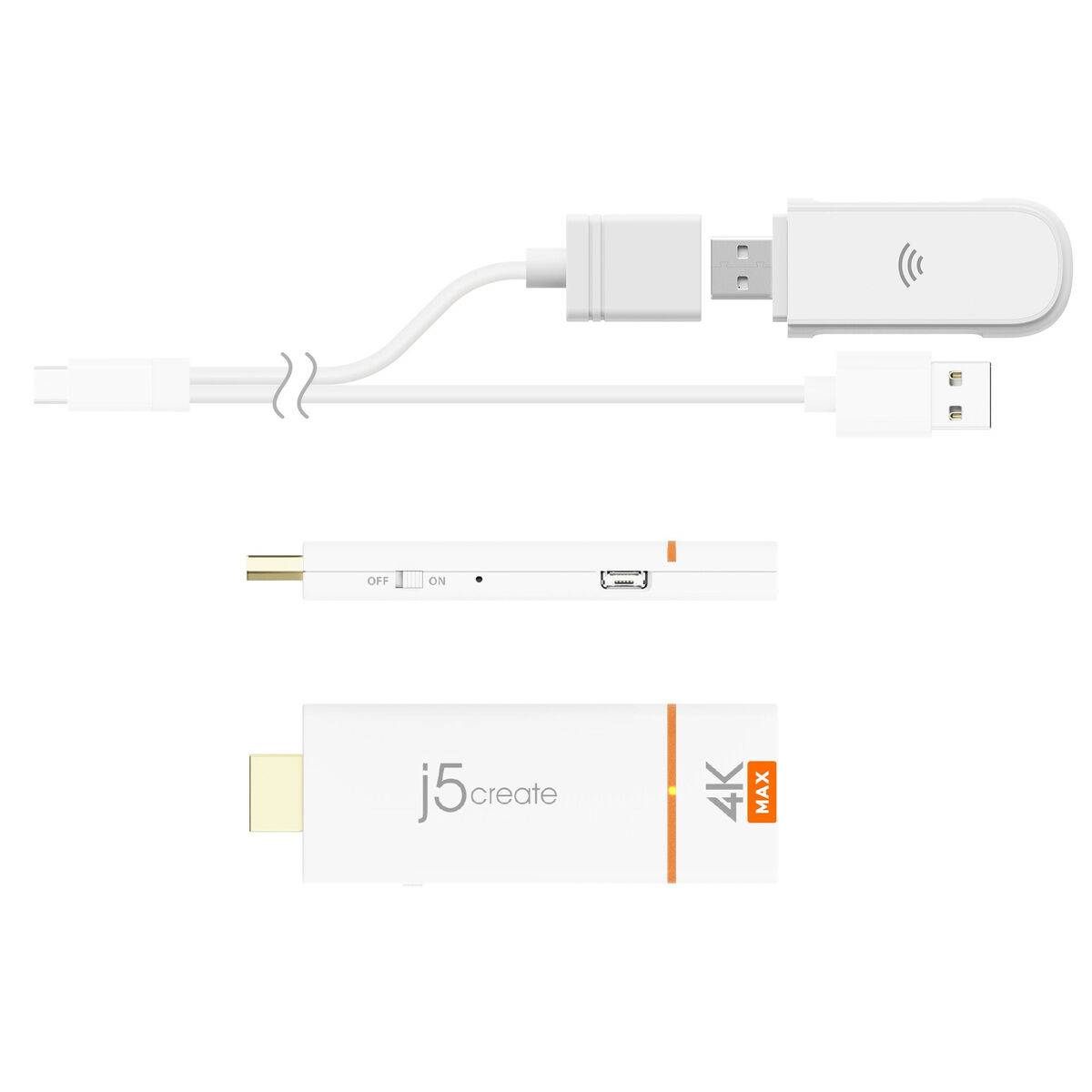 Cable VGA j5create JVAW76MAX-N Blanco 1 m