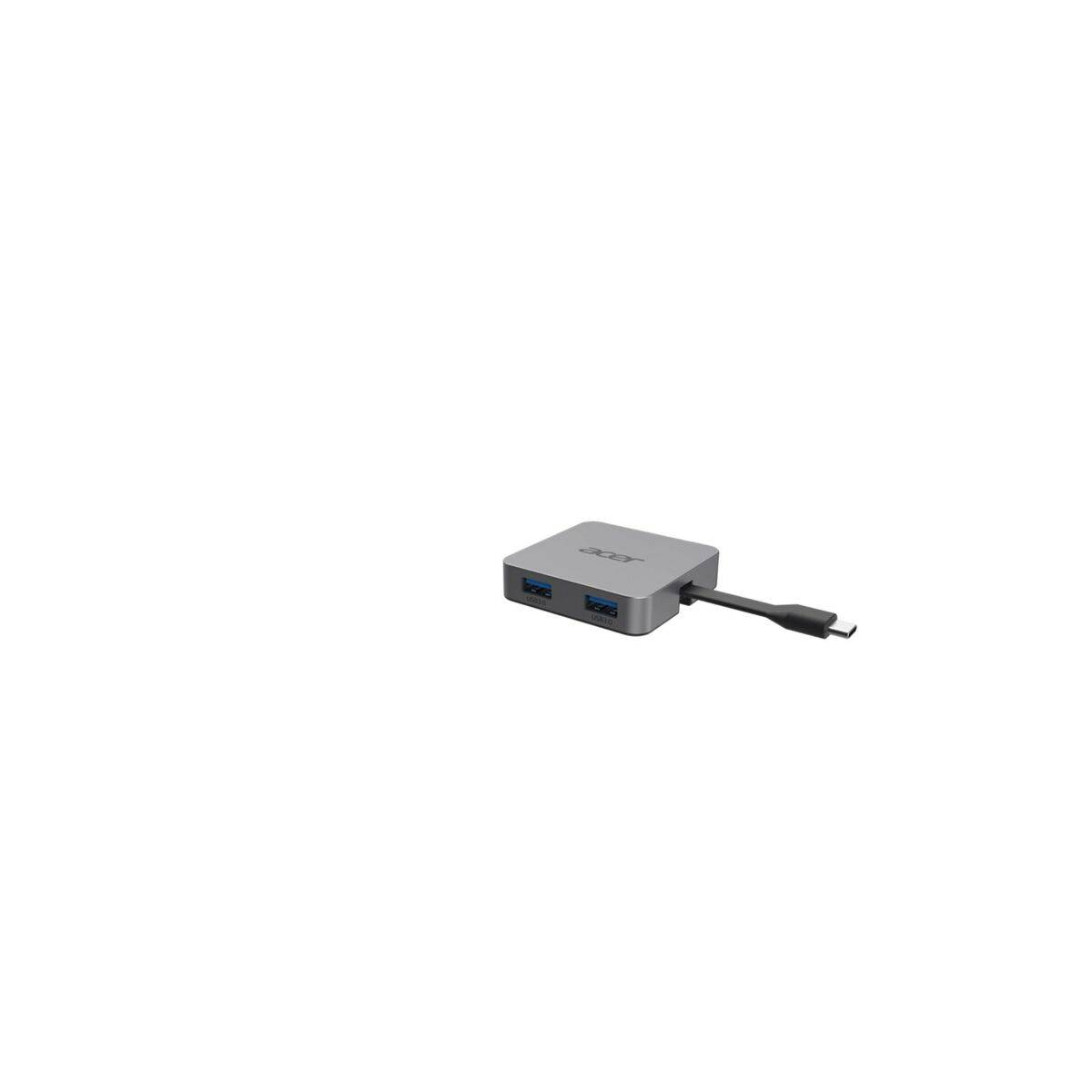 Hub USB Acer HP.DSCAB.014 Plateado