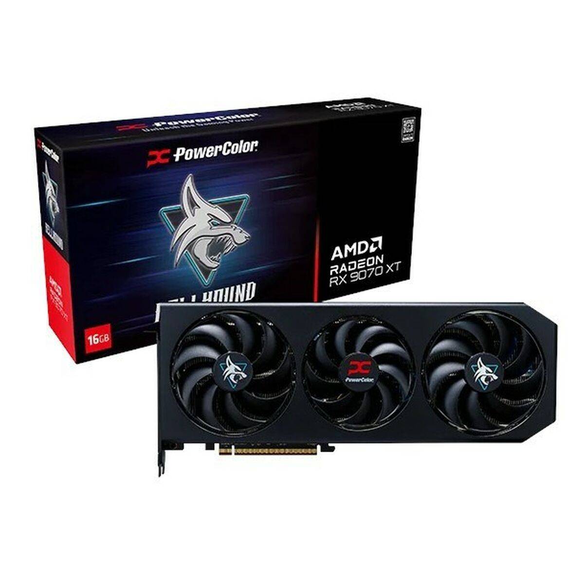 Tarjeta Gráfica Powercolor RX9070XT 16G-L/OC radeon rx 9070 xt 16 GB GDDR6