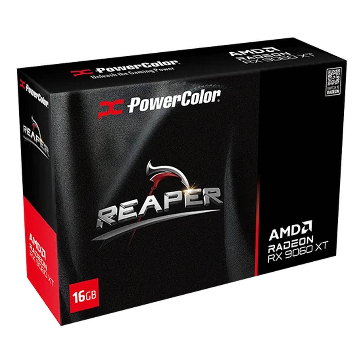 Tarjeta Gráfica Powercolor RX9060XT 16G-A RADEON RX 9060 XT 16 GB GDDR6