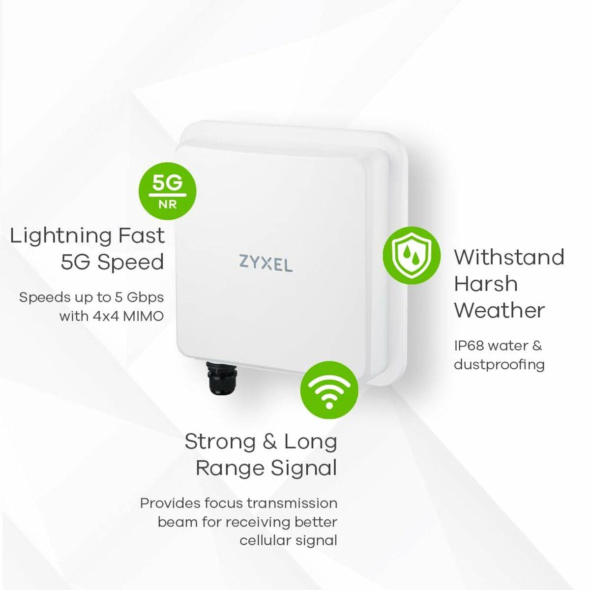 Router ZyXEL FWA-710-EU0102F Blanco RJ45 Ethernet LAN