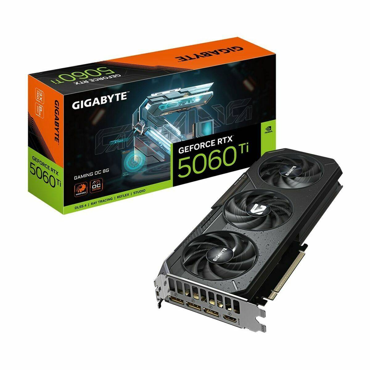 Tarjeta Gráfica Gigabyte GV-N506TGAMING OC-8GD geforce rtx 5060 ti 8 GB GDDR6 GDDR7