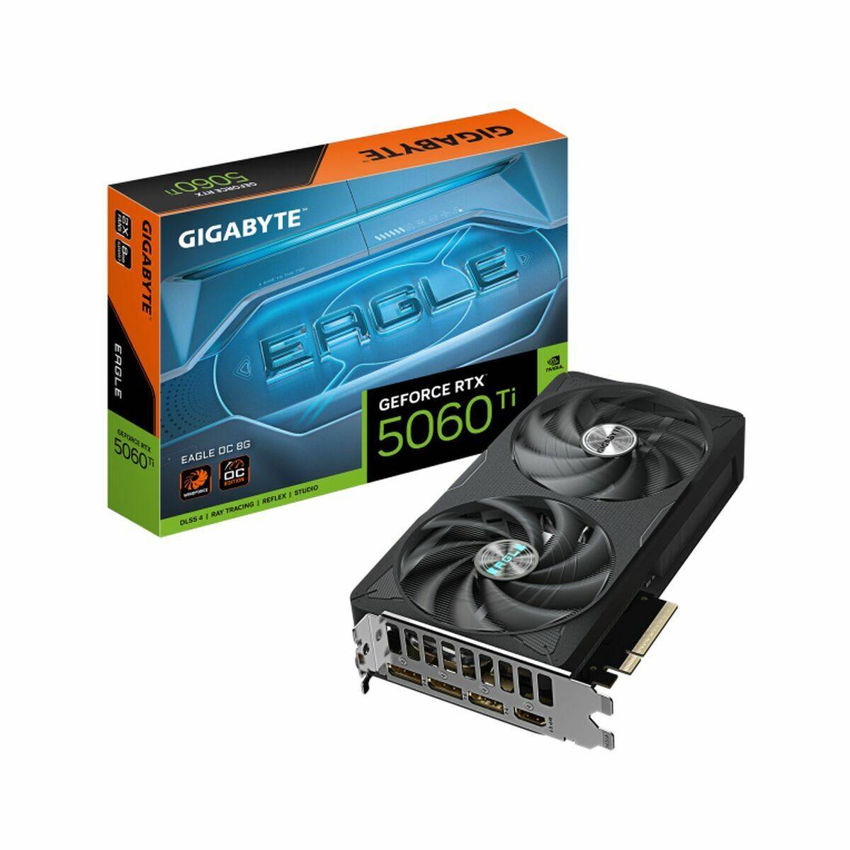 Tarjeta Gráfica Gigabyte GeForce RTX 5060 Ti EAGLE OC 8G geforce rtx 5060 ti 8 GB GDDR6 GDDR7