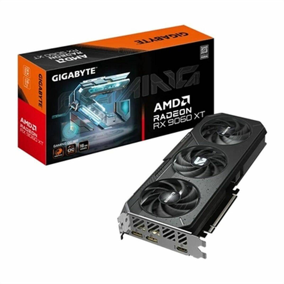 Tarjeta Gráfica Gigabyte GV-R9060XTGAMING OC-16GD GDDR6 RADEON RX 9060 XT 16 GB