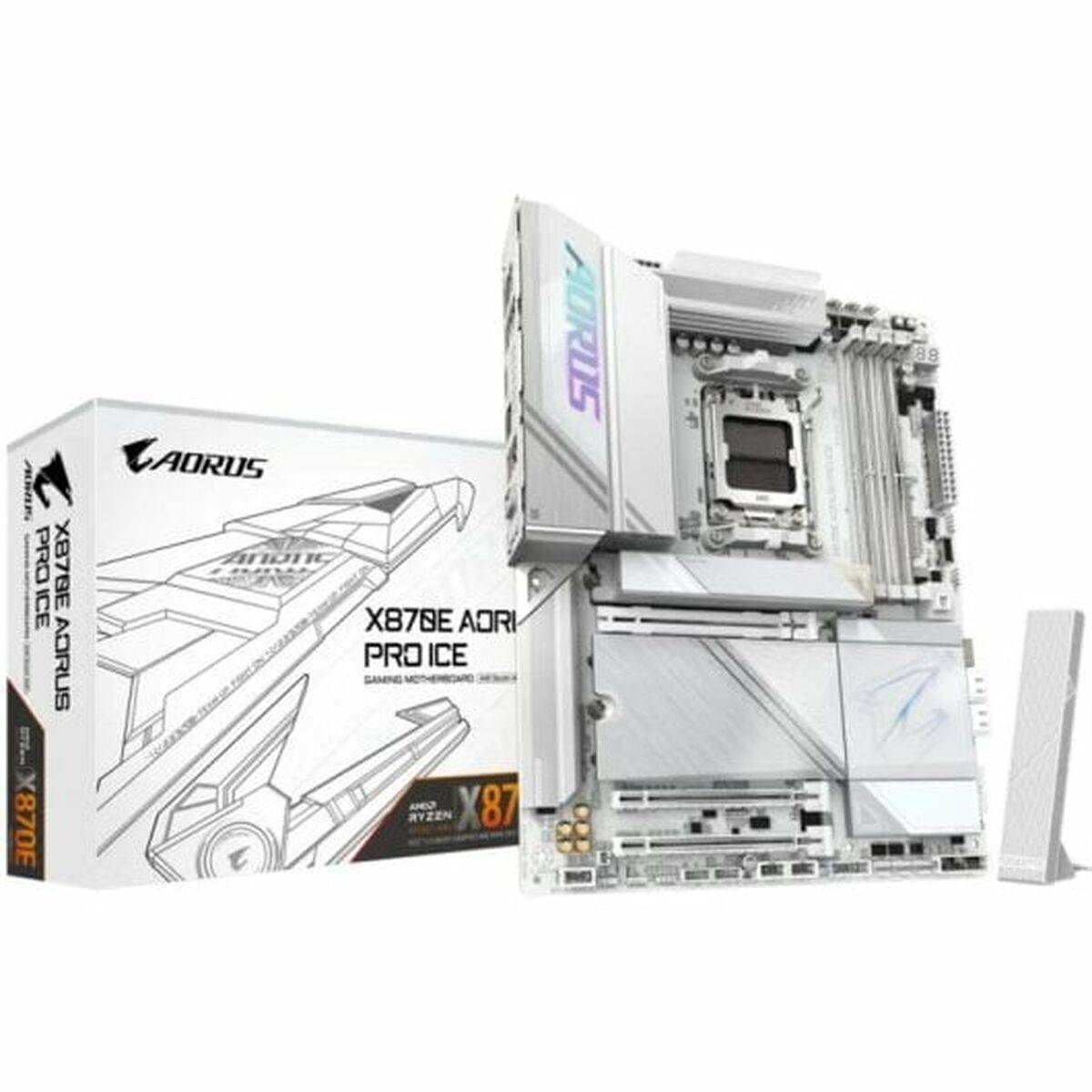 Placa Base Gigabyte X870E AORUS PRO ICE AMD X870E AMD AM5