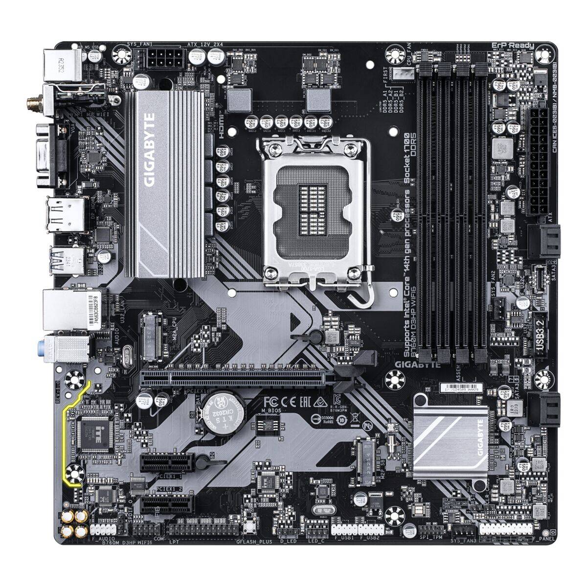 Placa Base Gigabyte B760M D3HP WIFI6 INTEL B760 EXPRESS LGA 1700