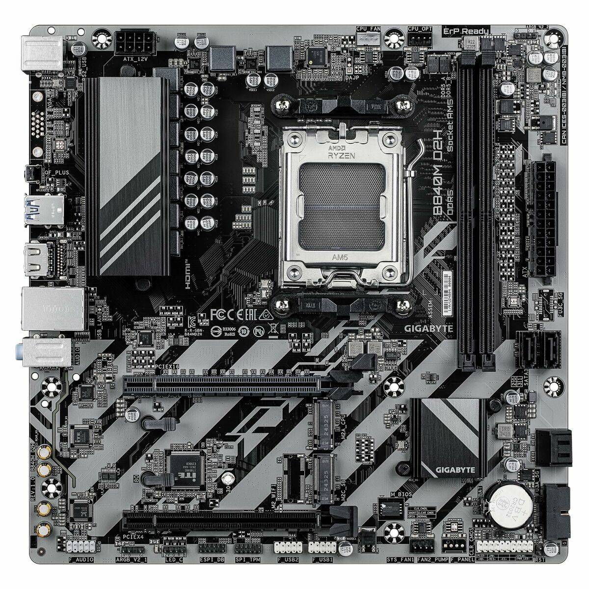 Placa Base Gigabyte B840M D2H AMD AMD AM5