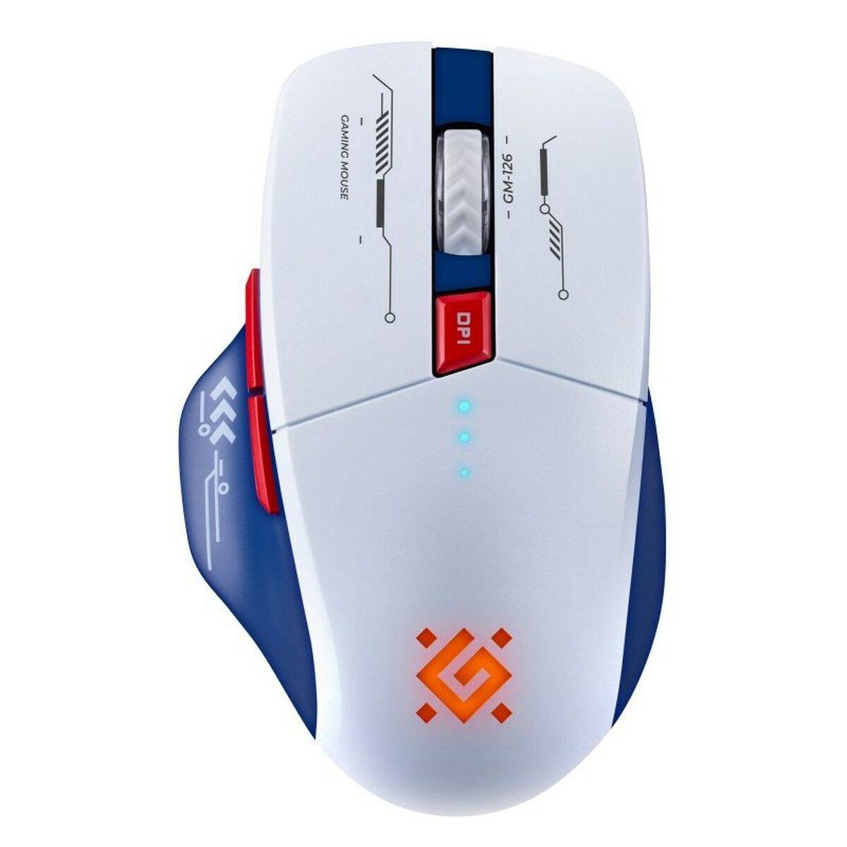 Ratón Bluetooth Inalámbrico Defender GM-126 Blanco