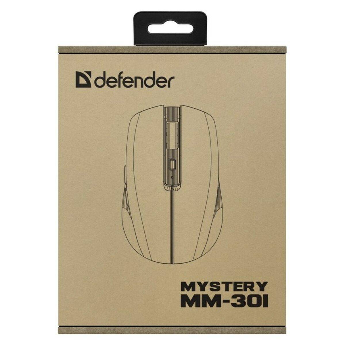 Ratón Bluetooth Inalámbrico Defender MISTERIO MM-301 Púrpura