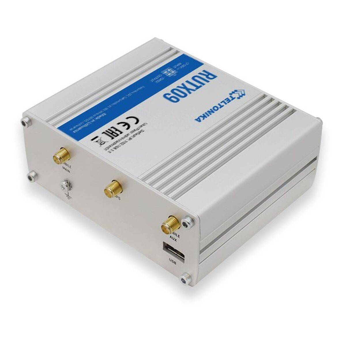 Router Teltonika RUTX09 Blanco Aluminio USB 2.0 RJ45 Ethernet LAN USB x 3 USB x 1 Wi-Fi
