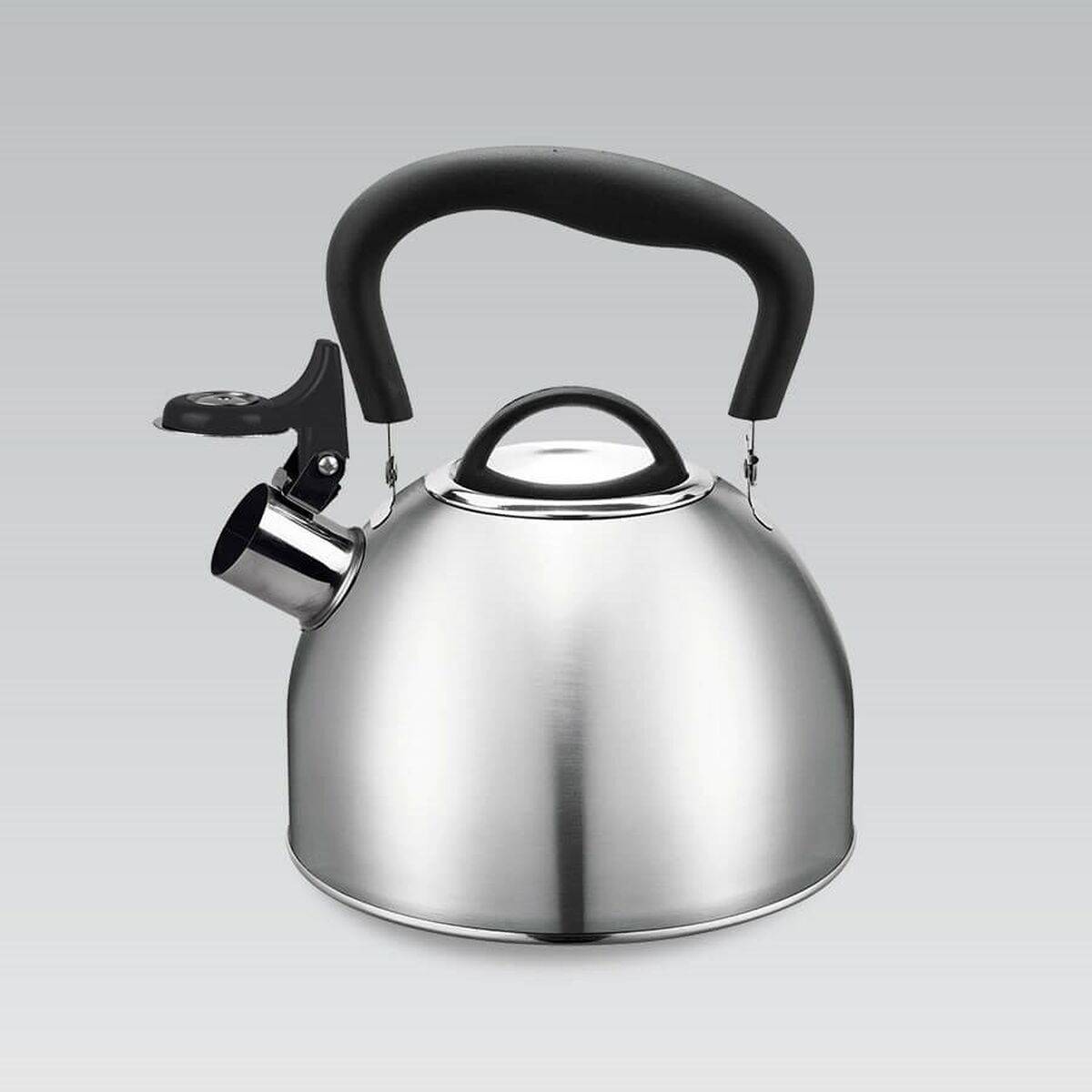 Tetera Feel Maestro MR-1336 Negro Plateado Acero Inoxidable 1,8 L