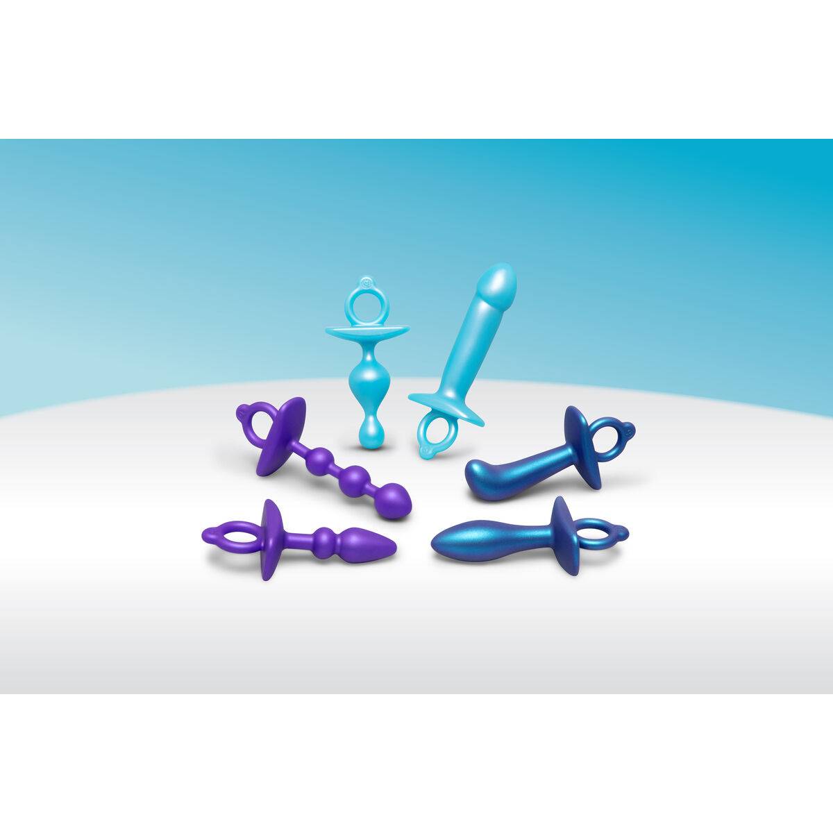 Plug Anal B-Vibe Azul (7,6 cm)
