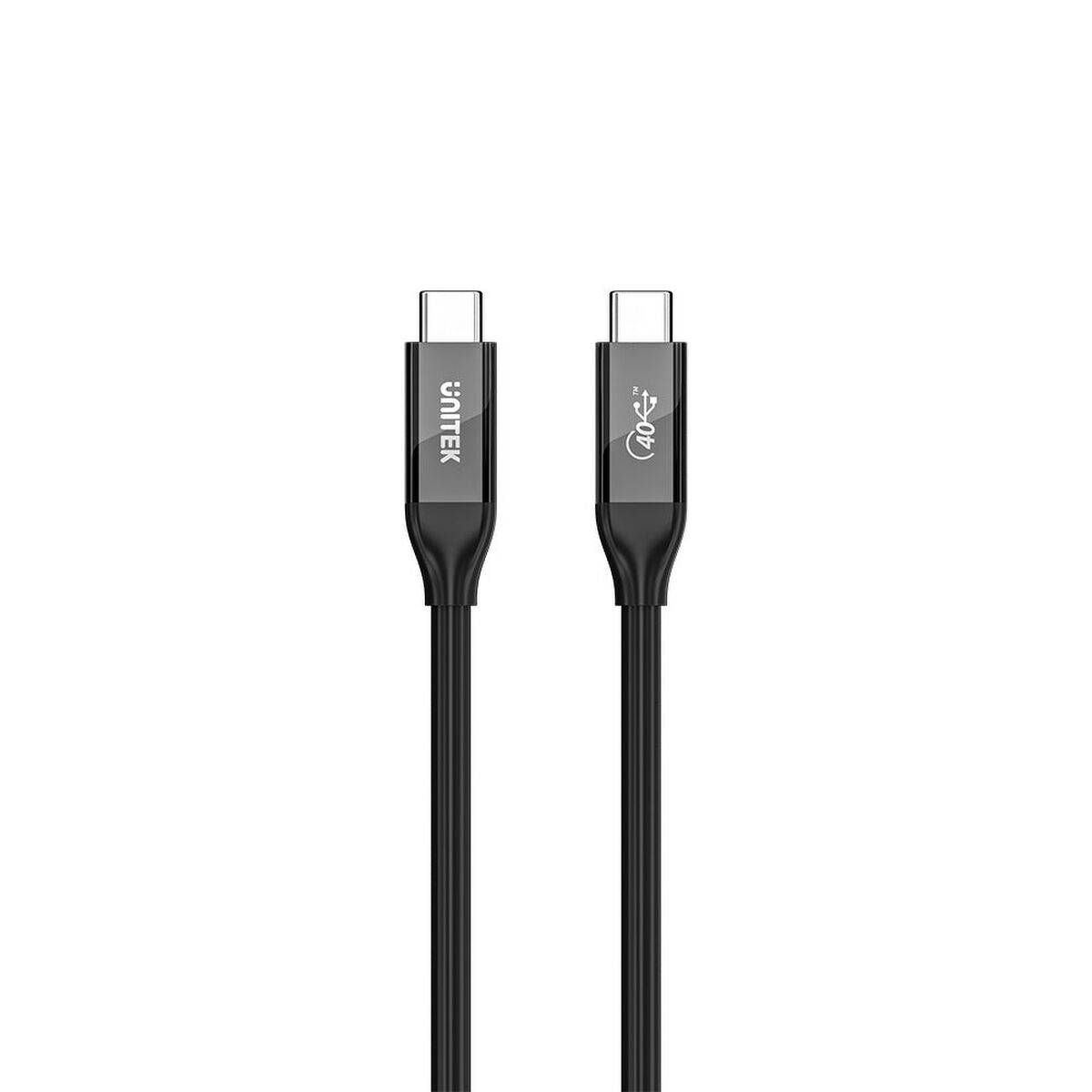 Cable USB Unitek C14100ABK01-2M Negro 2 m