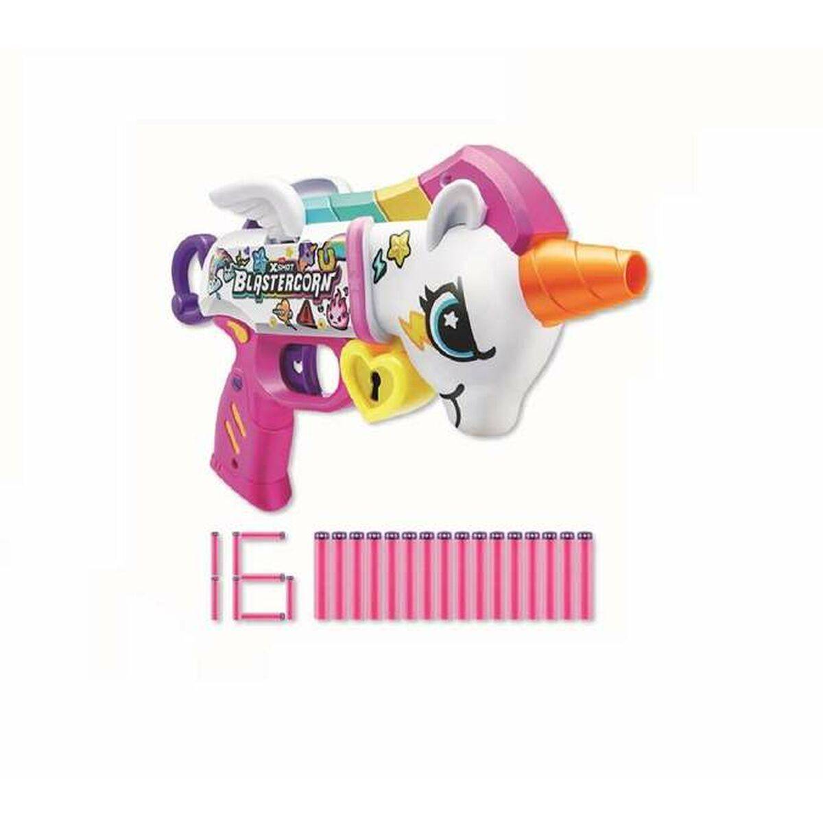 Pistola de Dardos Zuru X-Shot Blastercorn Unicorn