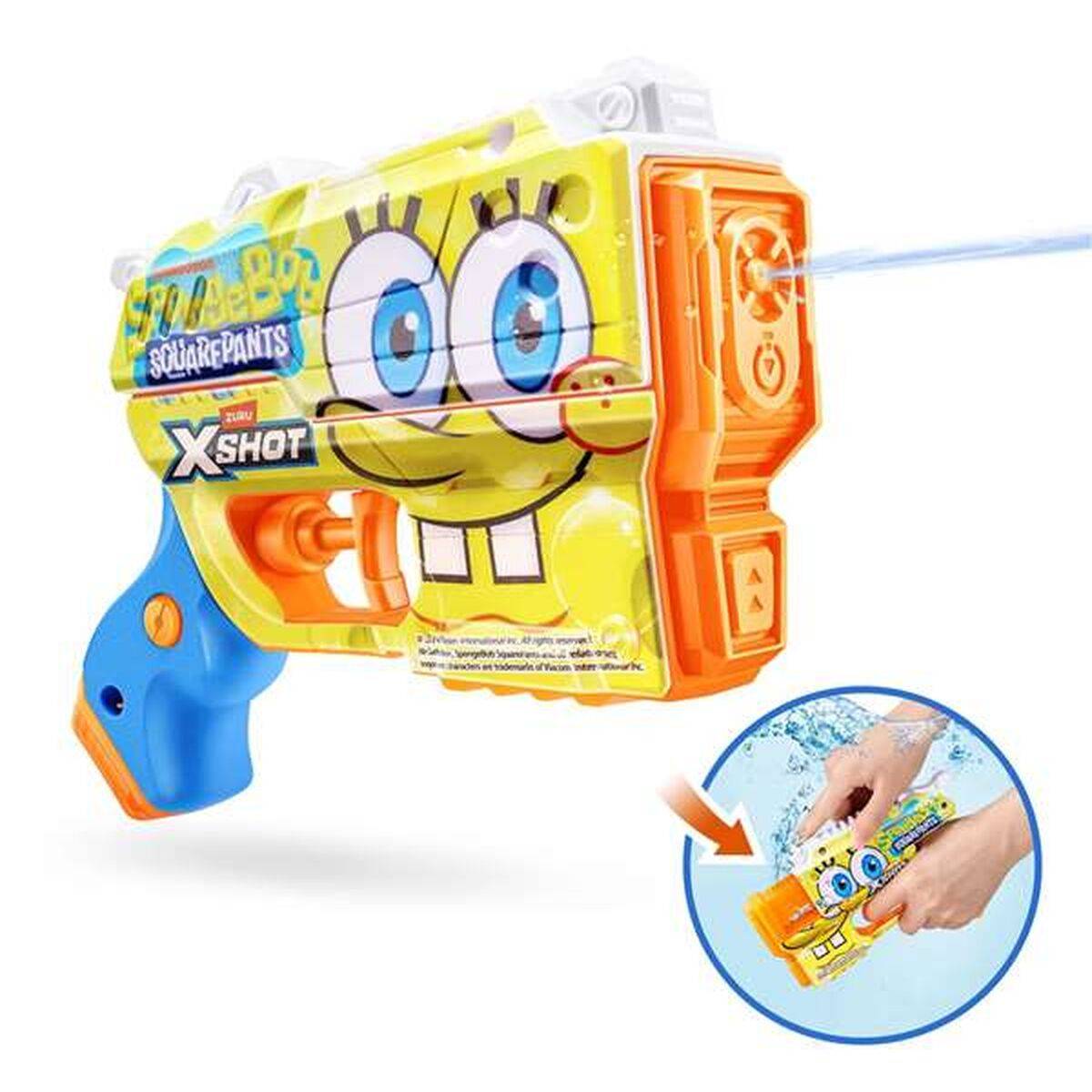 Pistola de Agua Spongebob X-Shot 10 X 14,8 X 4,5 CM