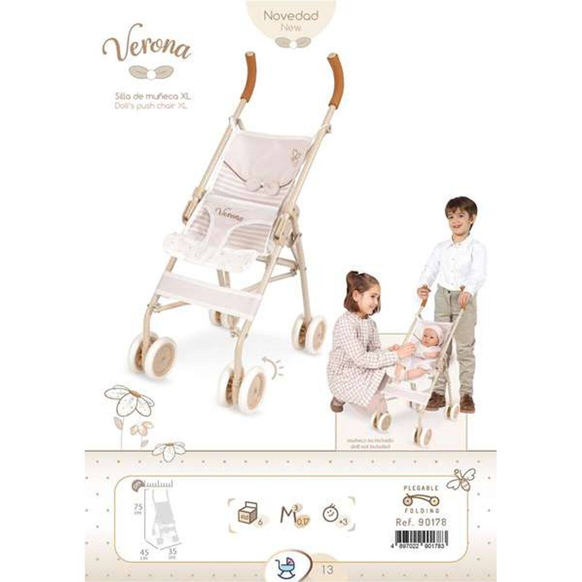 Carrito para Muñecas Decuevas Verona (Reacondicionado D)