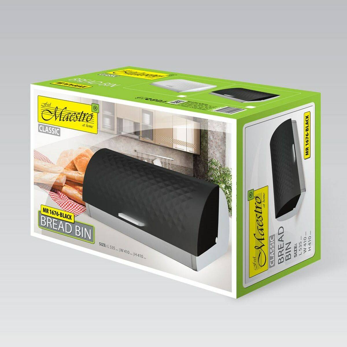 Panera Feel Maestro MR-1676-BLACK Negro Acero Inoxidable (1 unidad)