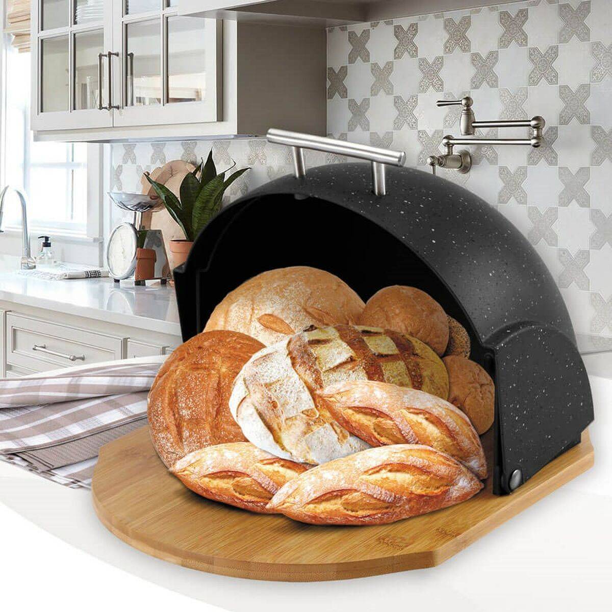 Panera Feel Maestro MR-1678G-BLACK Blanco Negro Madera Madera, bambú Plástico (1 unidad)