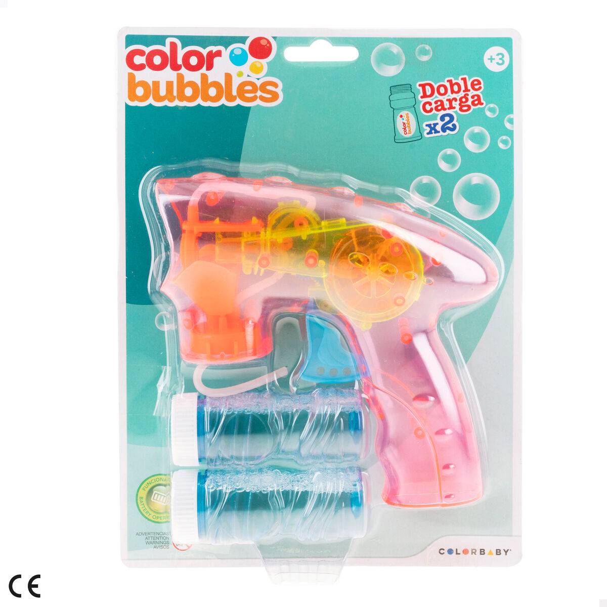Juego de Pompas de Jabón Colorbaby 15 x 15,5 x 5,7 cm (12 Unidades)