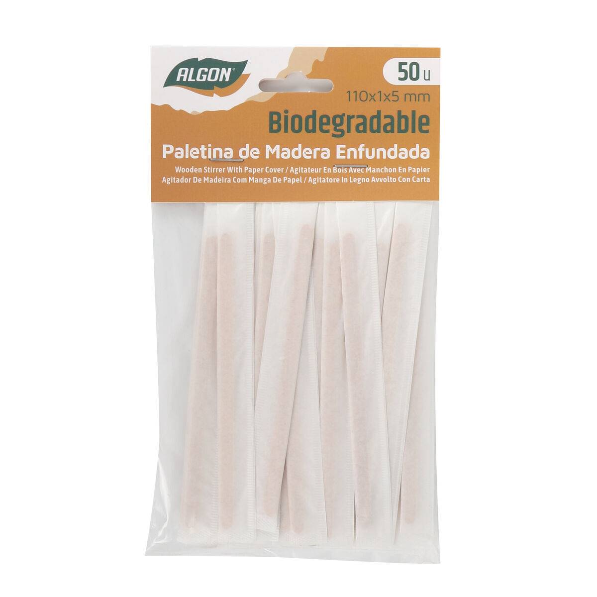 Set de removedores de café Algon 110 x 1 x 5 mm 50 Piezas (24 Unidades)