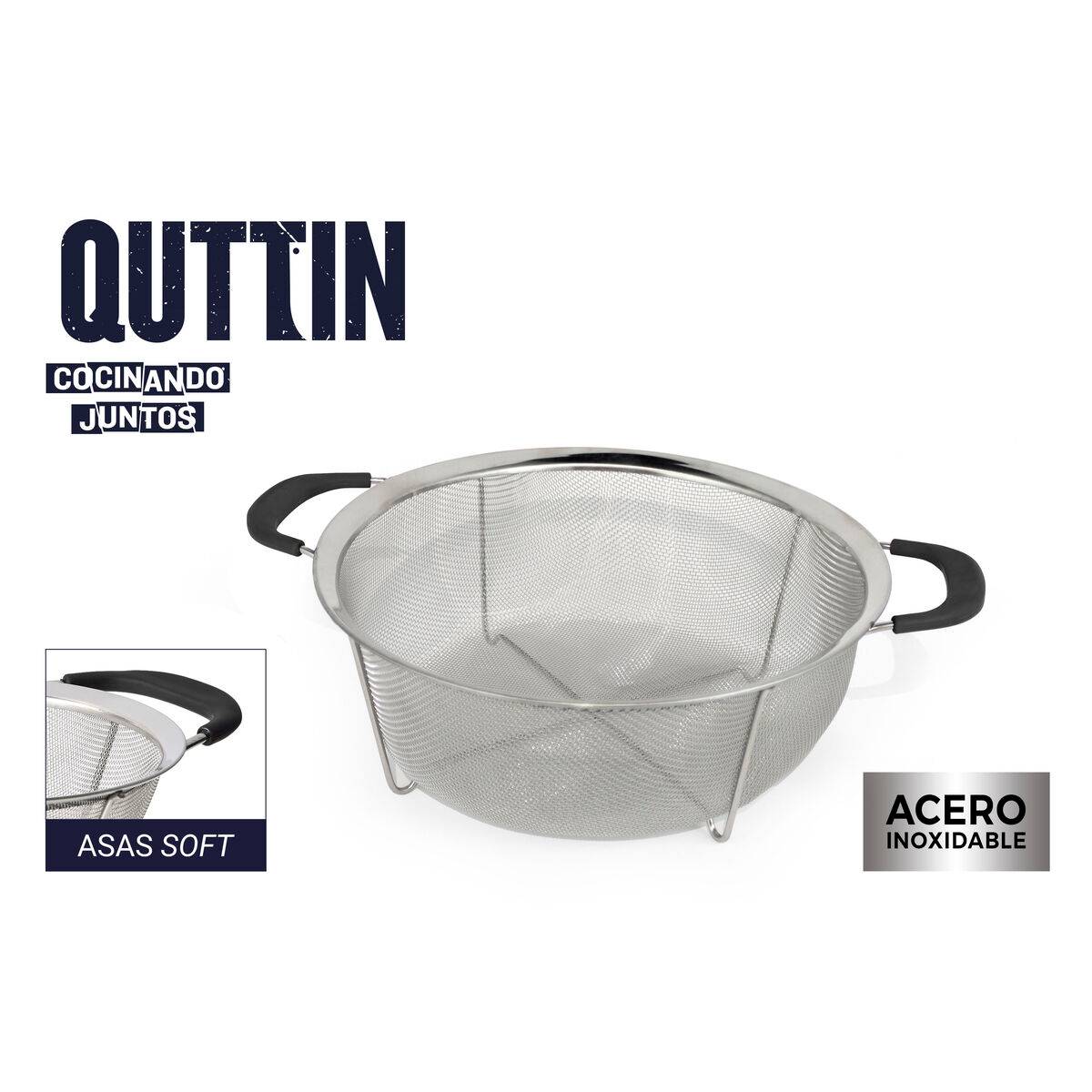Escurridor Quttin Acero 29,5 x 10 cm (12 Unidades)