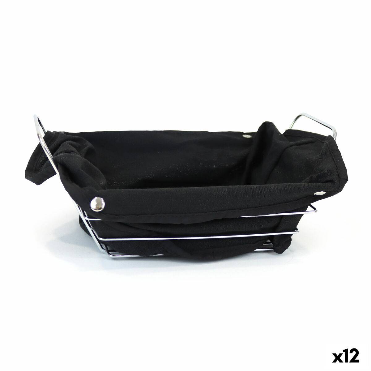 Panera My Bar Negro Metal Rectangular 29 x 20 x 11,7 cm (12 Unidades)