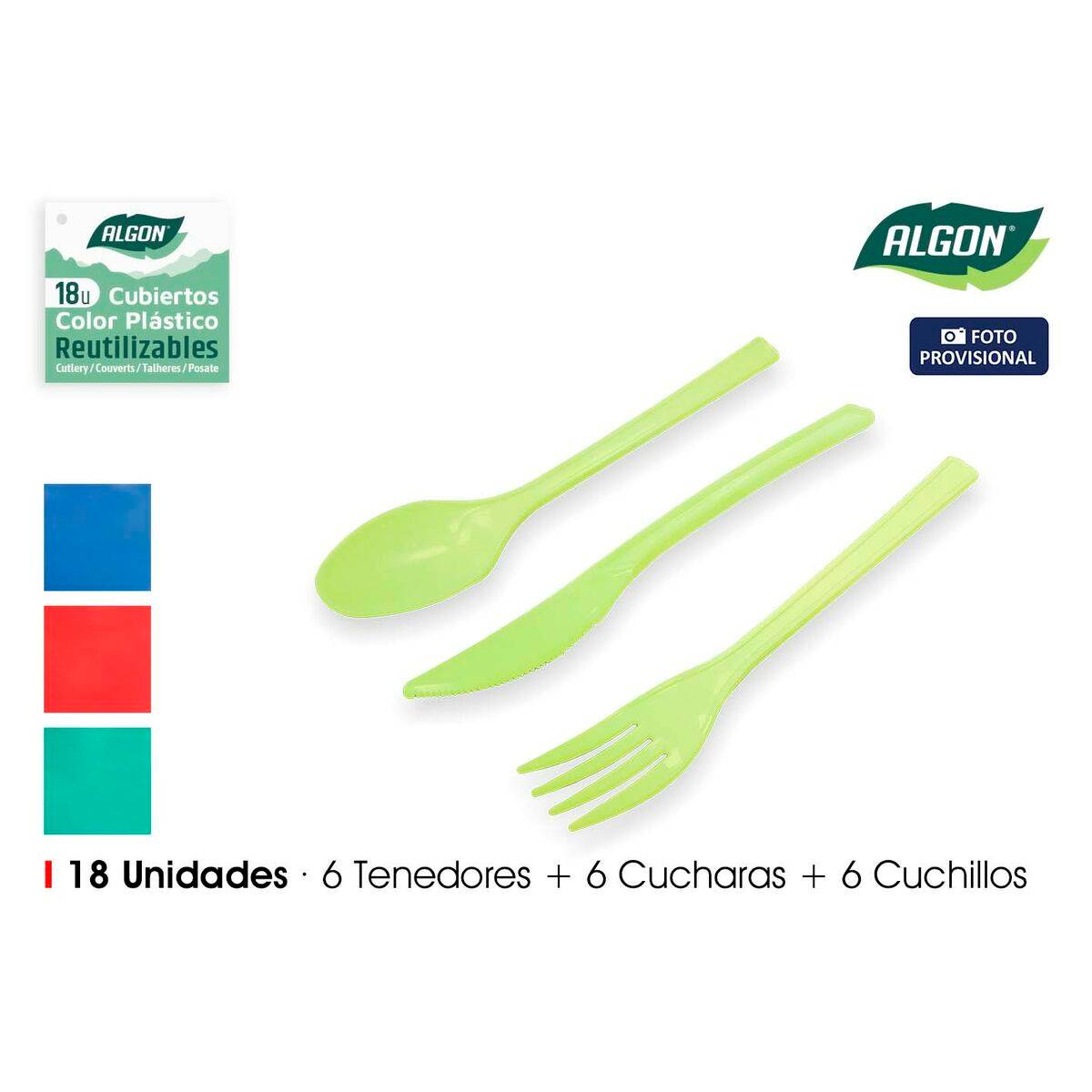 Set de Cubiertos Algon (24 Unidades)