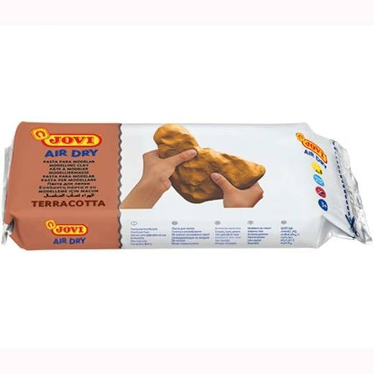 Pasta de modelar Jovi Terracota 1 kg (12 Unidades)