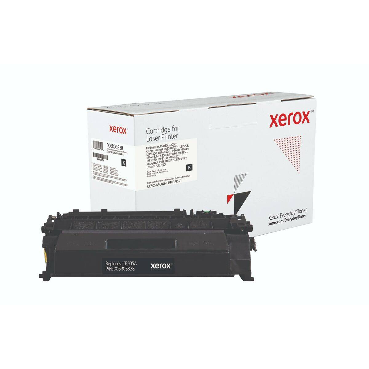Tóner Xerox CE505A Negro (10 Unidades)