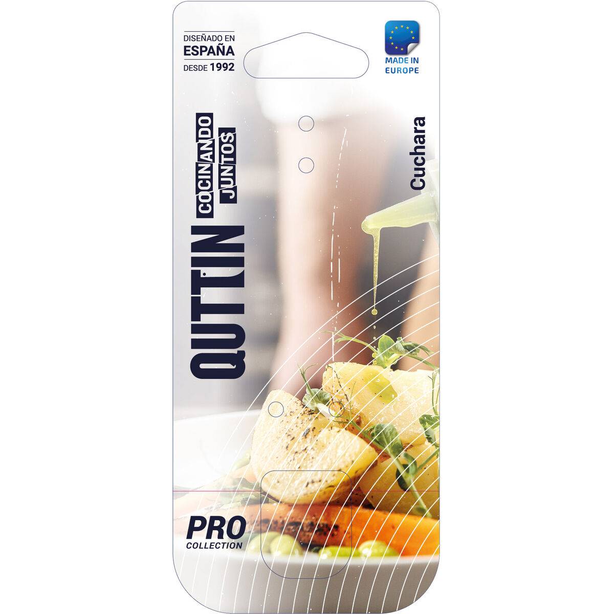 Cuchara Quttin Quttin 33 x 7 x 5 cm Negro (18 Unidades)