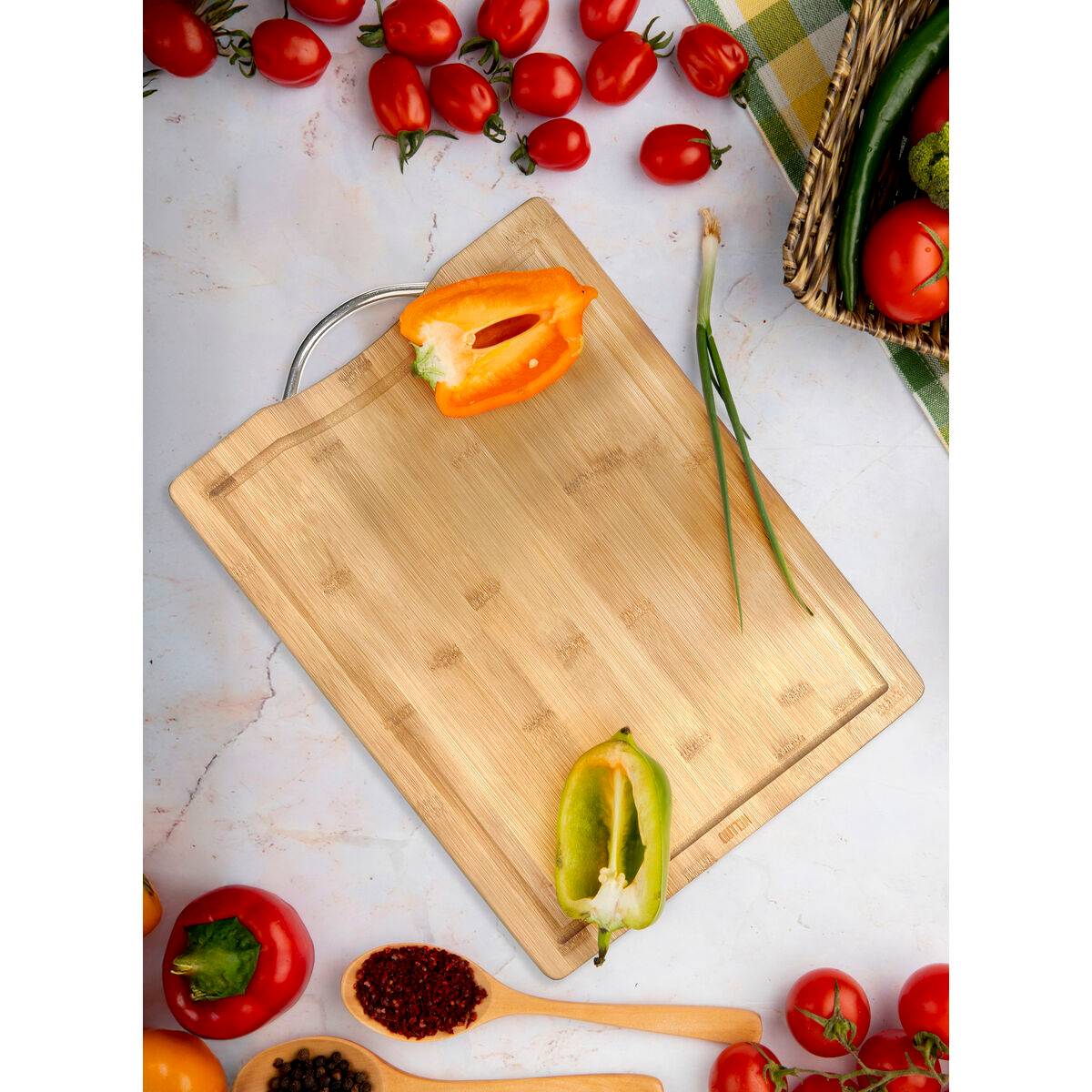 Tabla de cortar Quttin 50 x 35 x 1,5 cm (6 Unidades)