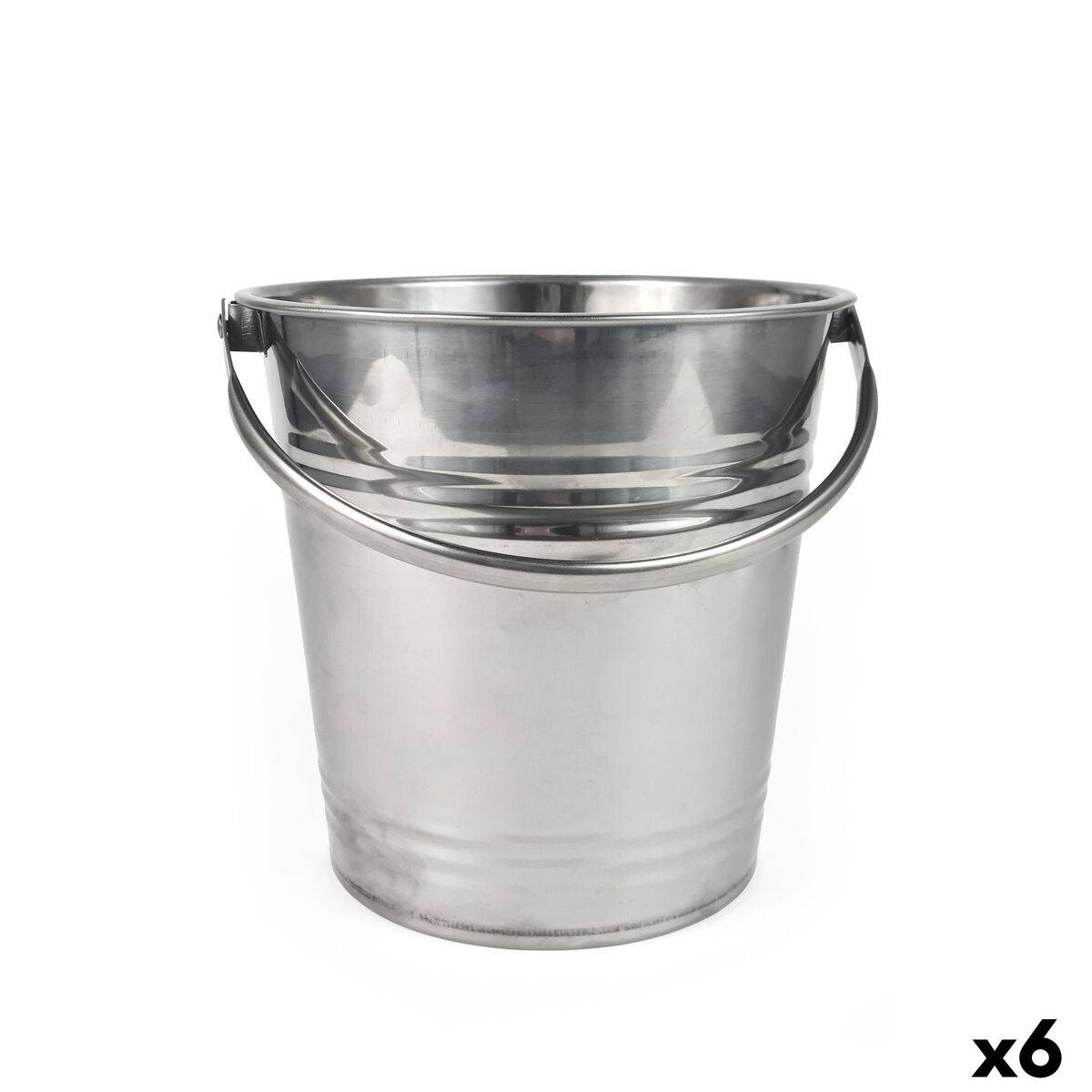 Cubitera My Bar Acero 4 L 20 x 20 cm (6 Unidades)