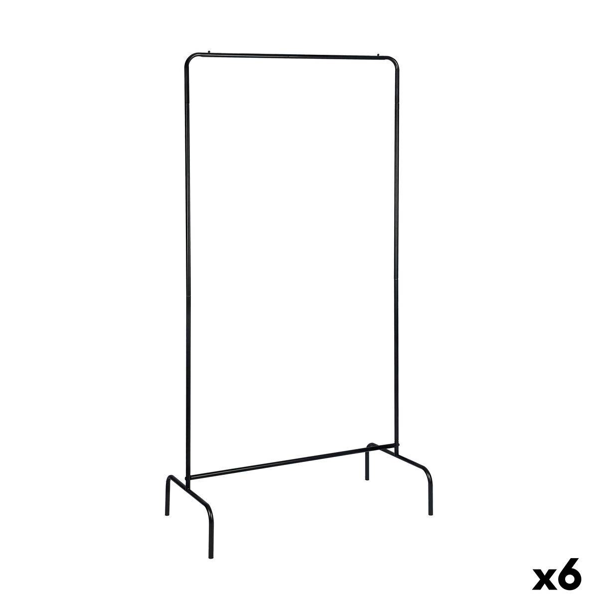 Perchero MobleKit Negro 16 mm 80 x 40 x 160 cm (6 Unidades)