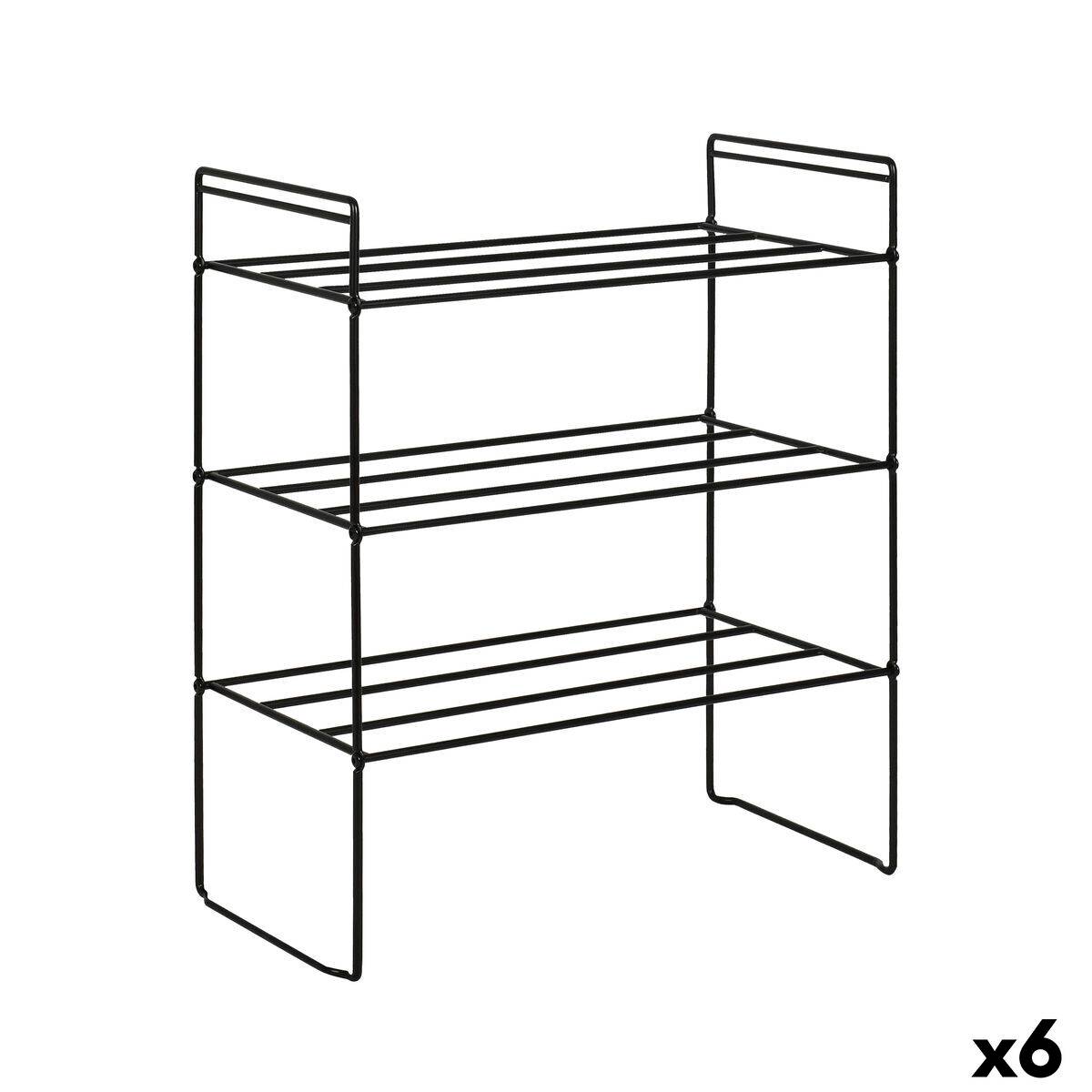 Zapatero MobleKit Metal 49,5 x 25,5 x 59 cm (6 Unidades)