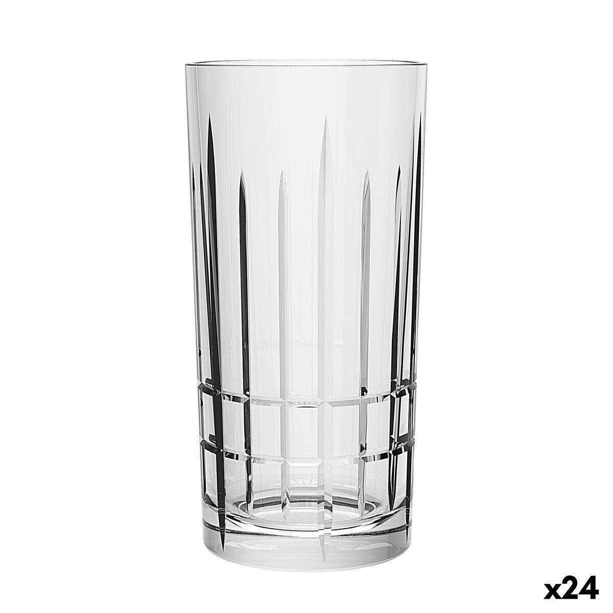 Vaso La Mediterránea Phasai rio Transparente Vidrio 460 ml (24 Unidades)