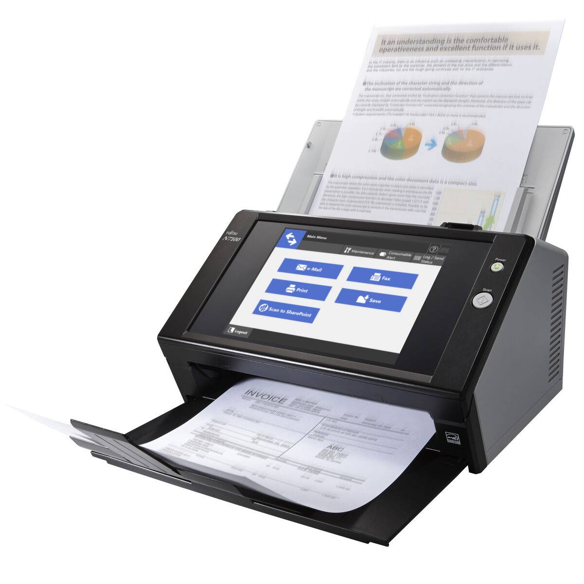 Escáner Portátil Fujitsu PA03706-B301 25 ppm