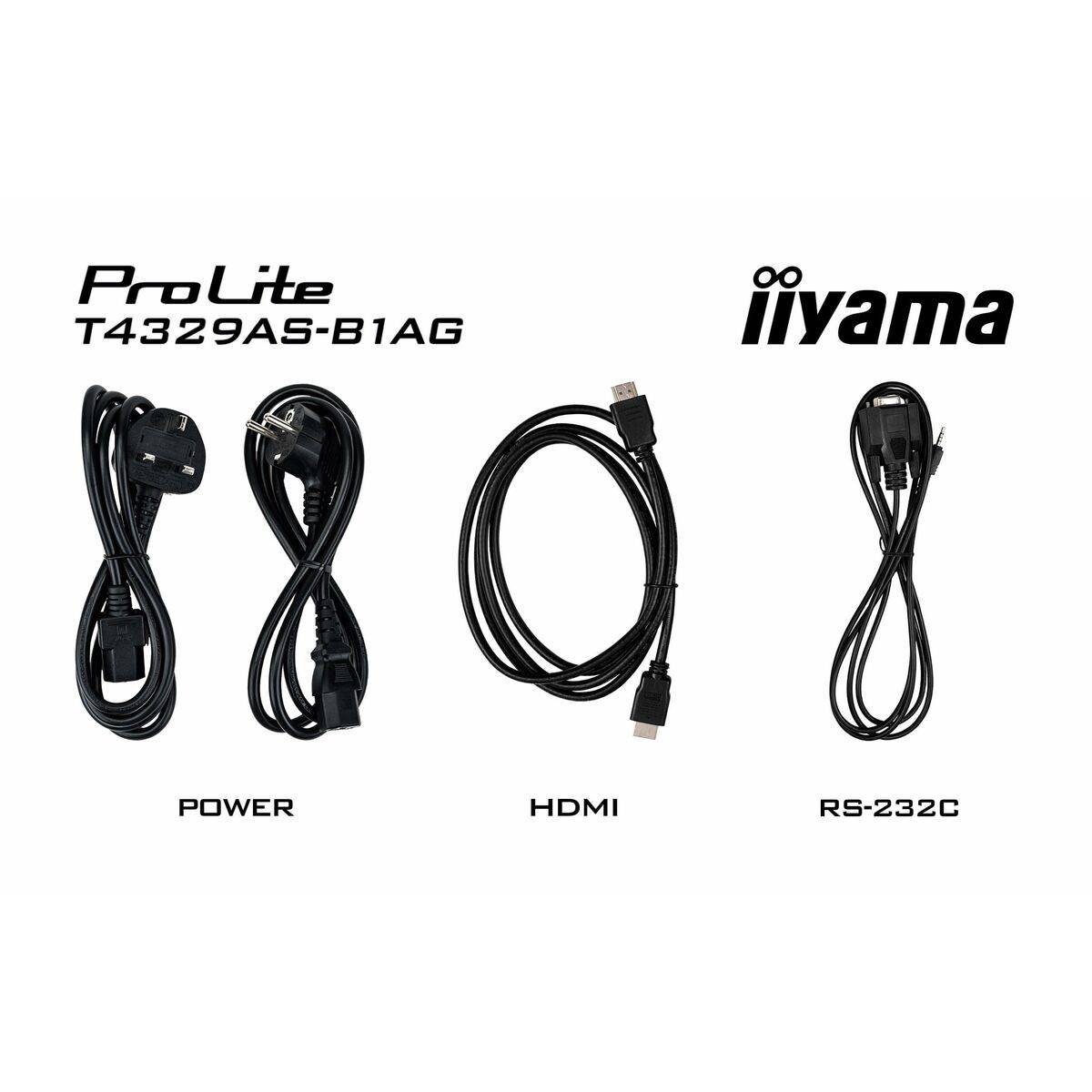Monitor Videowall Iiyama T4329AS-B1AG 4K Ultra HD 43"